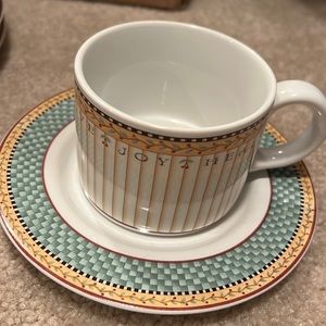 Tea set. Cup and saucer, Sakura